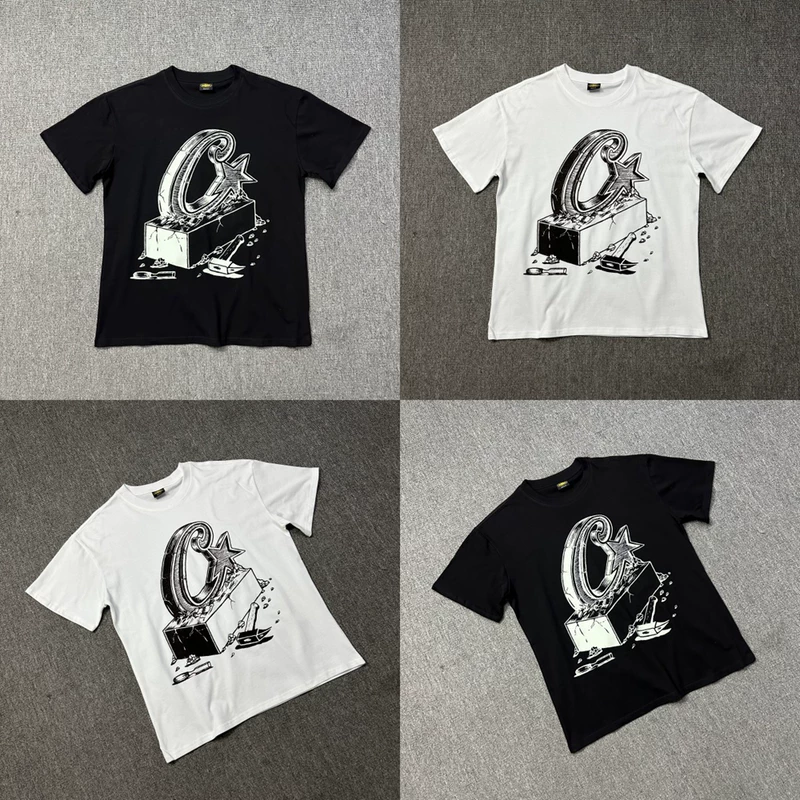 Летняя хлопковая футболка с коротким рукавом для мужчин и женщин oversize