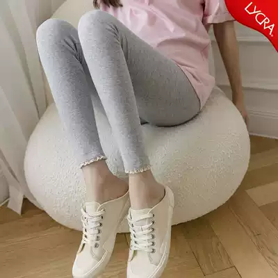 Pregnant women's pants Spring and autumn pregnant women's inner pants Autumn outer trousers thin trendy mom fashion belly pants summer and autumn