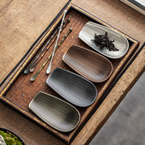 Porcelain Yuxuan pure hand for alloy tea then tea dialing Zen Serie tea then two sets of Japanese style tea spoon utilitate tea with spare parts