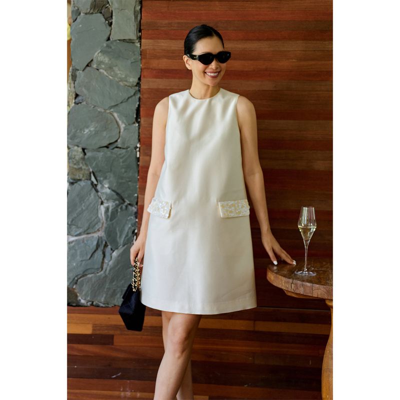 Amandax “Party Time” 32mm Silk Satin Dress with Sequins/Light Formal Dress Amandax “Party Time” 32mm Silk Satin Dress with Sequins/Light Formal Dress