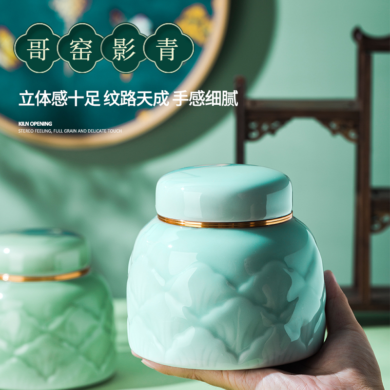 Small pot of tea pot portable ceramic tea storage sealed Small tea set with creative move fashion household