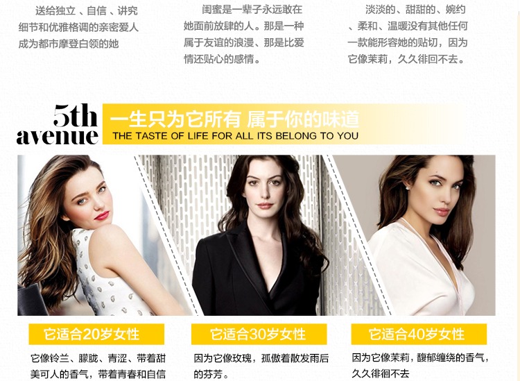 Với việc chống hàng giả! Elizabeth Arden Fifth Avenue Lady EDP Nước hoa 30/75 / 125ml Hoa tươi nước hoa dành cho nam