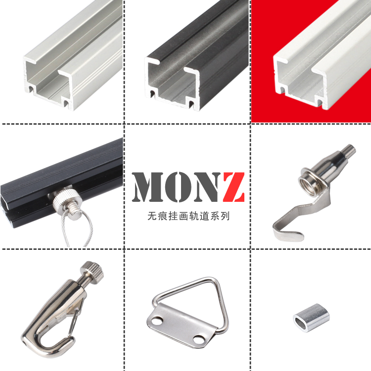 MONZ painting exhibition hanger wire rope hanging painting wire rope wire hanging painting hook oil painting hook hanging painting line