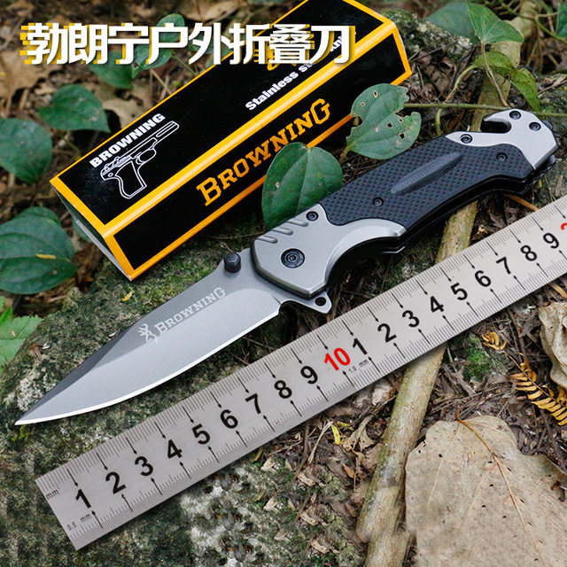 Small knife outdoor bodyproof folding knife high hardness folding knife multifunctional mountaineering camping barbecue tool portable fruit knife