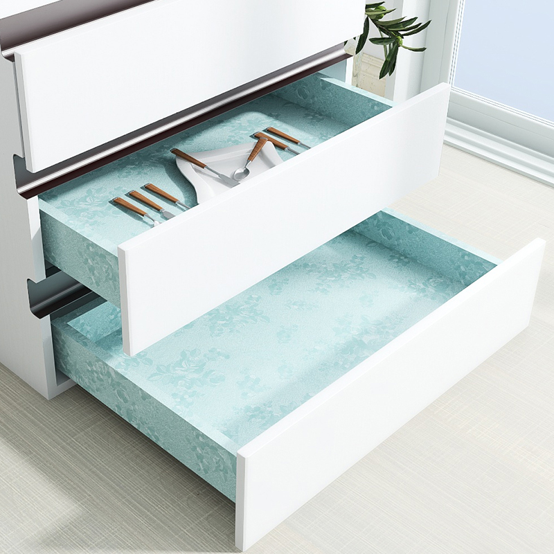 Home Furniture Renovated Self-Adhesive Paper Waterproof Drawer Wardrobe Subchanging Color Full Pack Wallpaper Kitchen Wallpaper Anti-Fouling Tabletop Sticker
