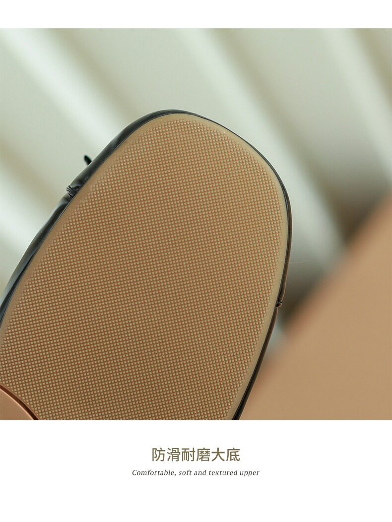 Обувь Женщина 2024 новая весна и лето плоский участок конец мэри джейн обувной ботинки педаль горох беременная женщина фея обувь тендер 蓁墨 