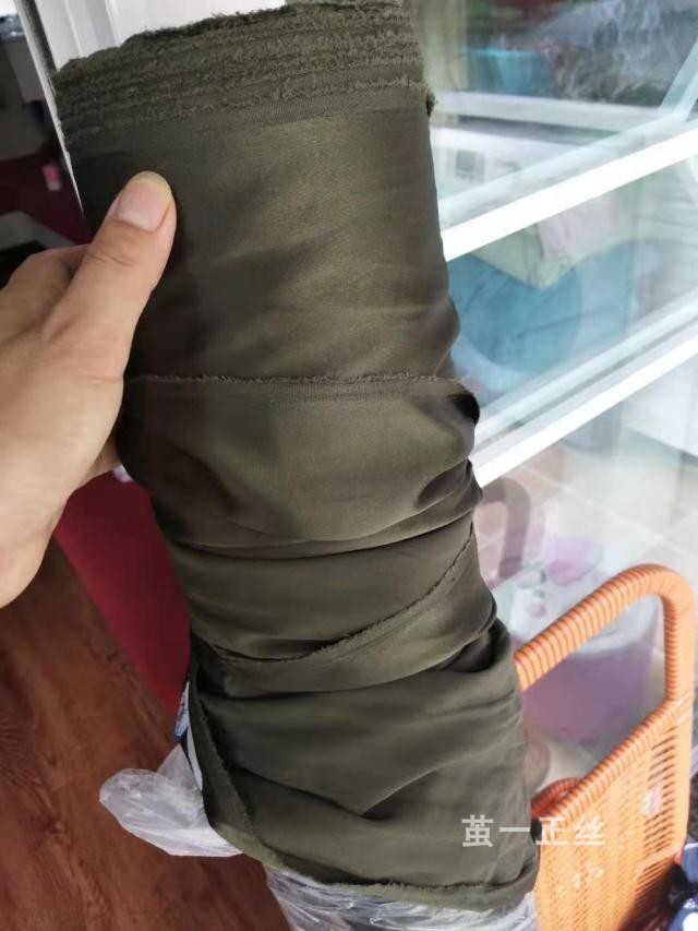Vải lụa nặng 25 m lụa tơ tằm vải satin thanh lịch màu đỏ rượu vang - Vải vải tự làm vải cotton co giãn 4 chiều
