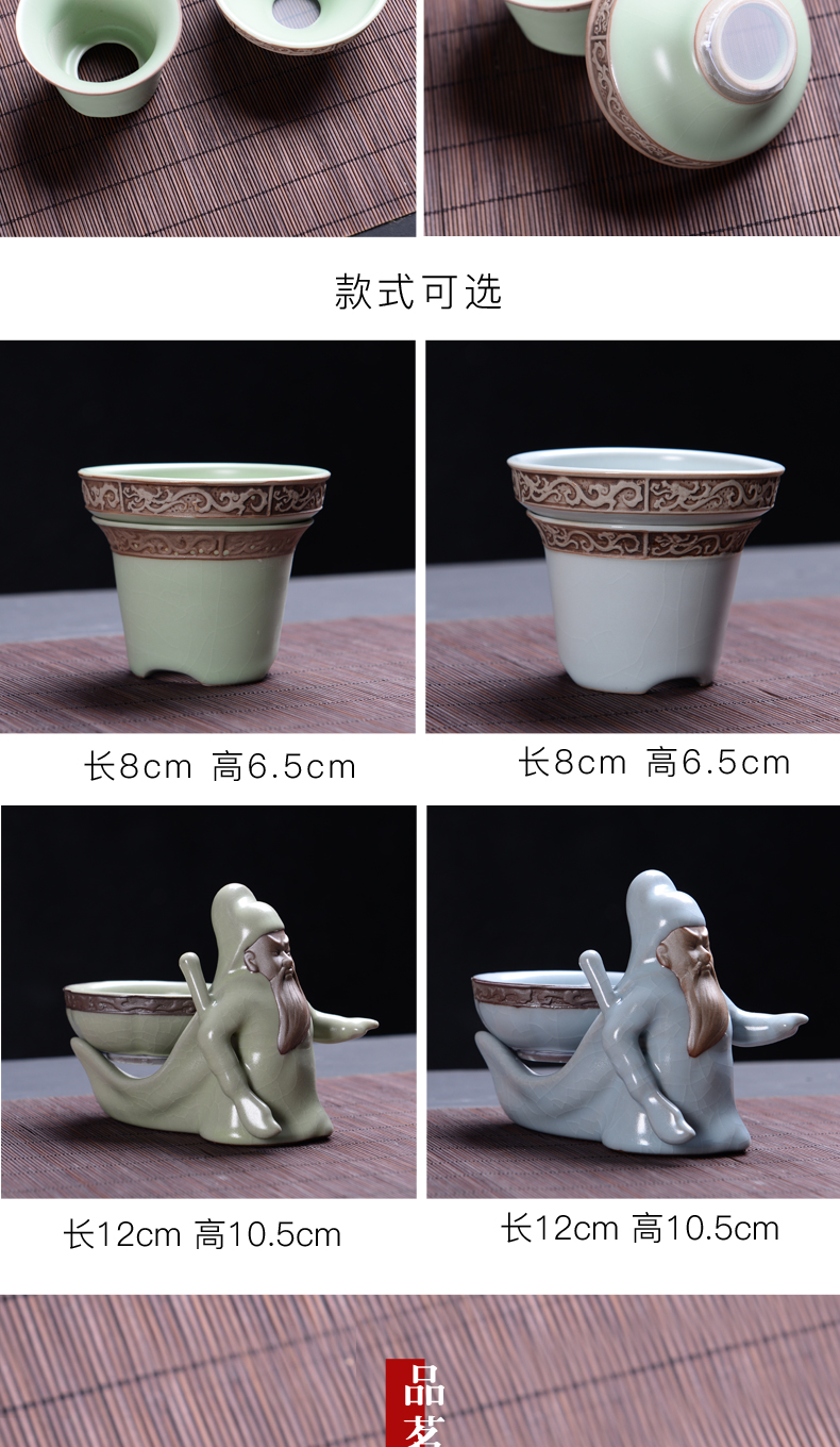 Elder brother up kung fu tea set suits for your up household ceramic lid bowl of office of a complete set of gift cups of tea