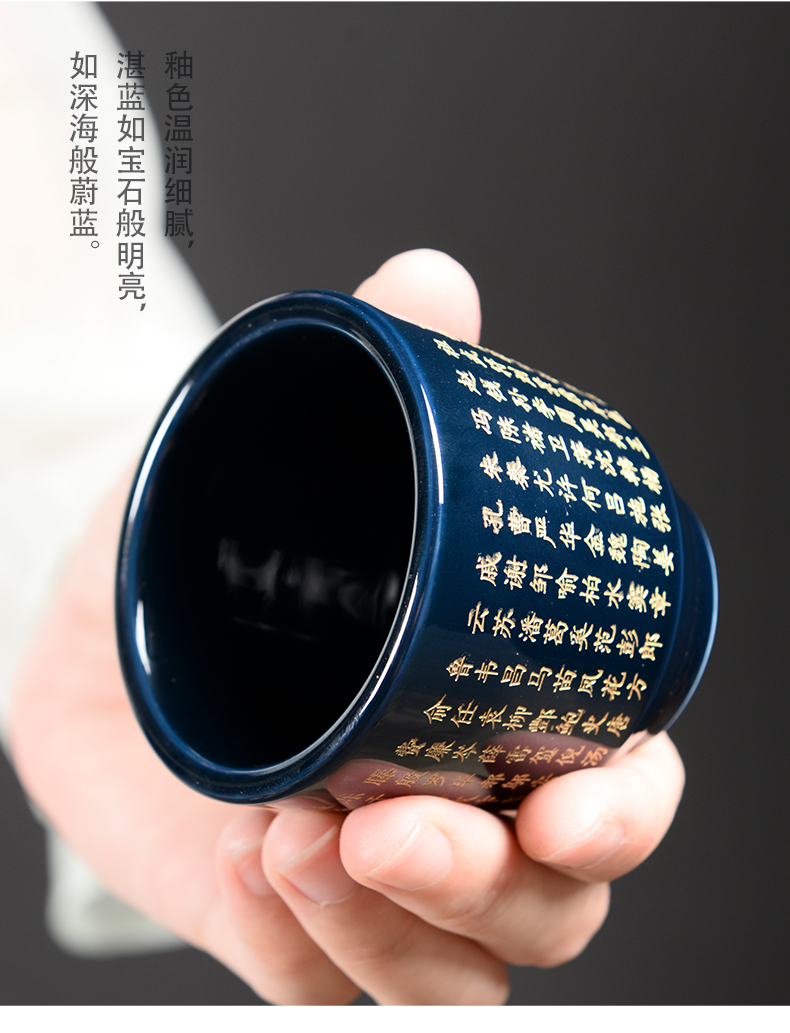 Tasted silver gilding 12 zodiac master cup single cup silver cup ceramic sample tea cup set silver bowl tea kungfu