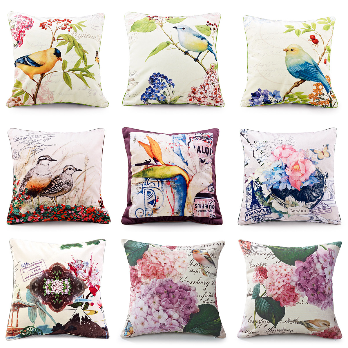 European pattern sofa pillow bedside cushion velvet pillow cover car pillow office hotel square cushion back