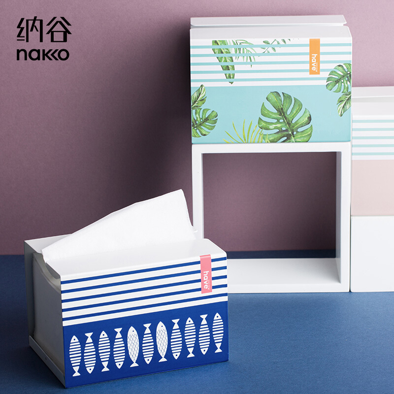 Naya Nordic Creative Paper Box Home Living room Modern minimalist Extraction sanitary paper Table Table Tea Table Sanitary Paper Box