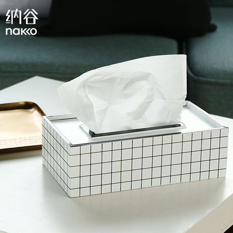 Na Valley Makeup Room Toilet Paper Box On-board Home Napkins Box Living Room Dining Box Home Tea Table Creative Tissue Box