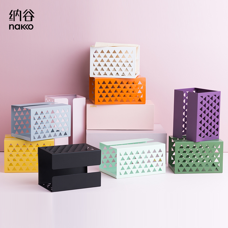 Navalley multi-function tissue box living room with European pulp box European napkin paper box