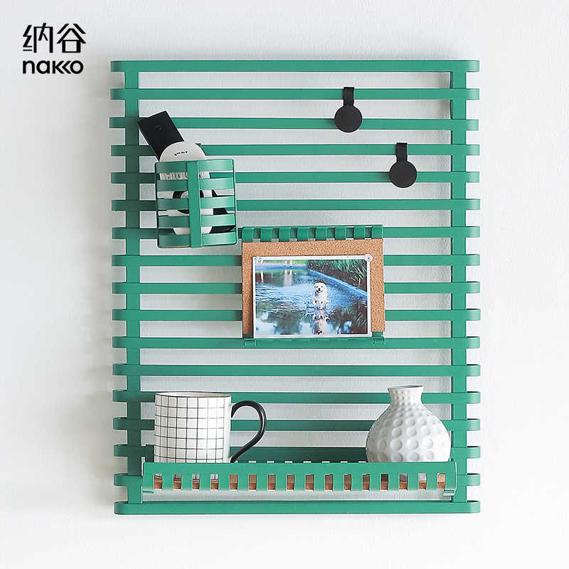 Naya Nordics Creative wall Hole Plate Living Room Separator Xuan Guan Shelf Wall Wall-mounted Storage Layer Shelf