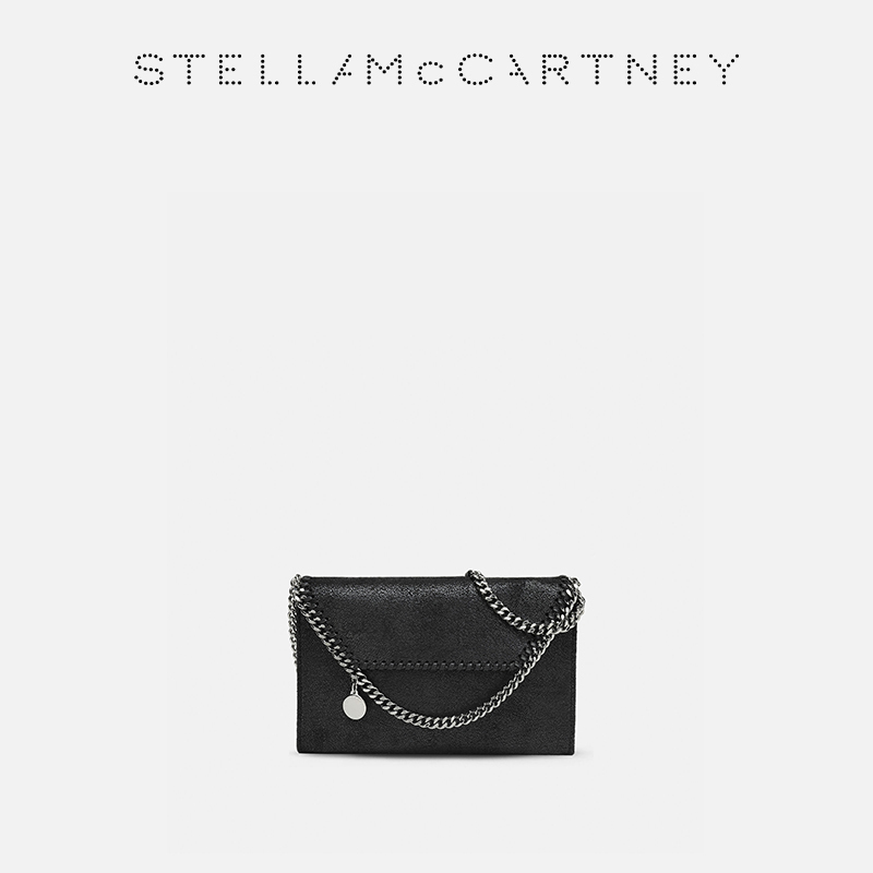 [Falabella]Stella Mccartney Chain Black Crossbody Bag Mini Shoulder Bag