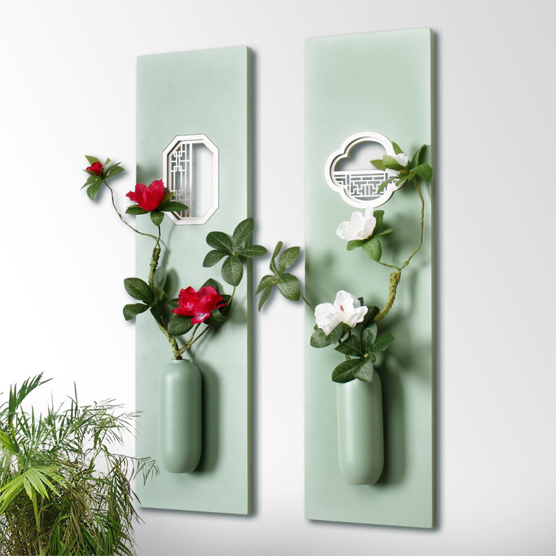 Living room wall decorations entrance wall TV sofa background wrought iron wall room hanging ornaments wall decoration