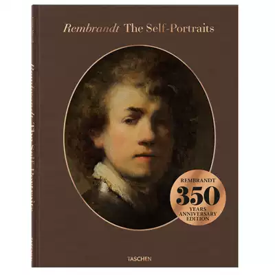 英文原版書籍 Taschen畫冊rembrandt The Self Portraits 倫勃朗逝世350週年紀念自畫像油畫人物素描臨摹畫冊藝術書籍