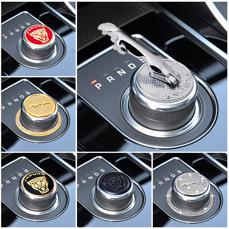 Jaguar Gear Shift Sticker Xf Xfl Xe Xjl Xj F-Pace Interior Modification Center Control Knob Cover Light Bar Sticker