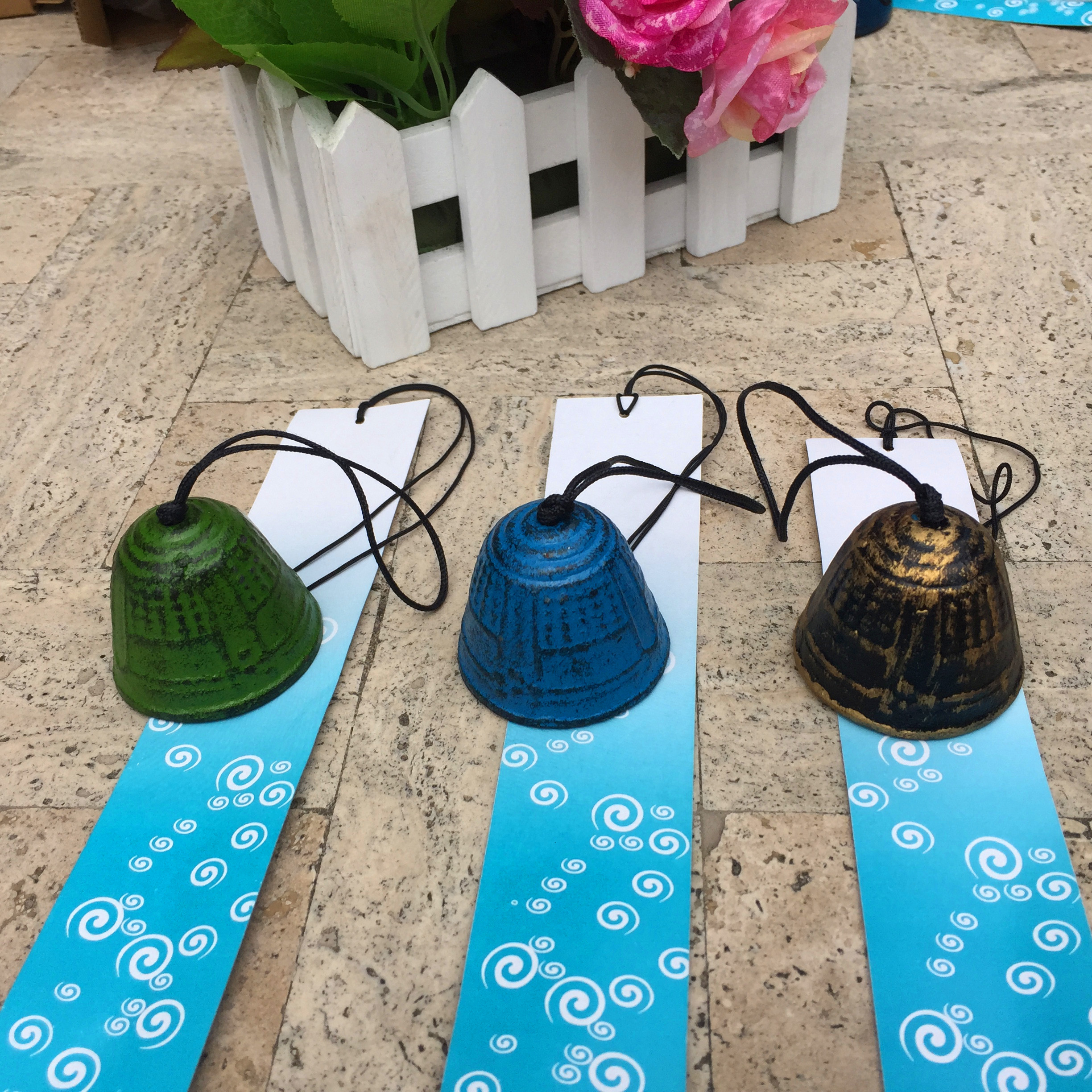 Karate South cast iron Japanese style wind bell hanging decoration Fan Suzuki retro Japan and wind temples Suzuki birthday present