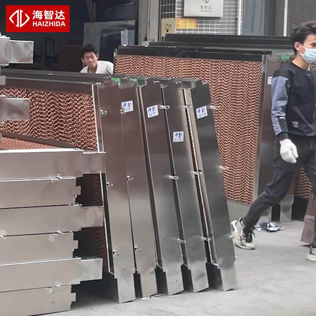 Custom stainless steel water curtain wall one-piece factory house farm wet curtain cooling equipment Water curtain honeycomb wet curtain paper