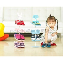  Shoe rack cartoon cute baby simple shoe rack multi-layer mini baby child child storage plastic function warp