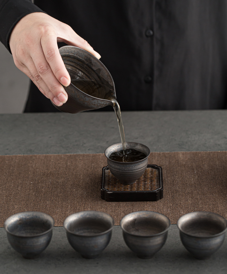 Jingdezhen checking fine gold glaze ceramic fair zen cup size and a cup of tea sea kung fu tea tea set points