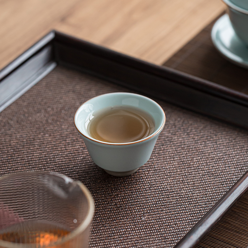 Open the slice your up with azure can raise your porcelain kung fu tea cups large personal cup ice crack glaze pure checking tea service master