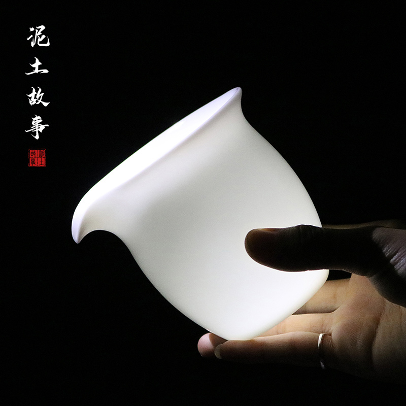 Dehua porcelain ceramic fair keller kung fu tea set jade creative male white porcelain tea points of eagle tea ware sea fair