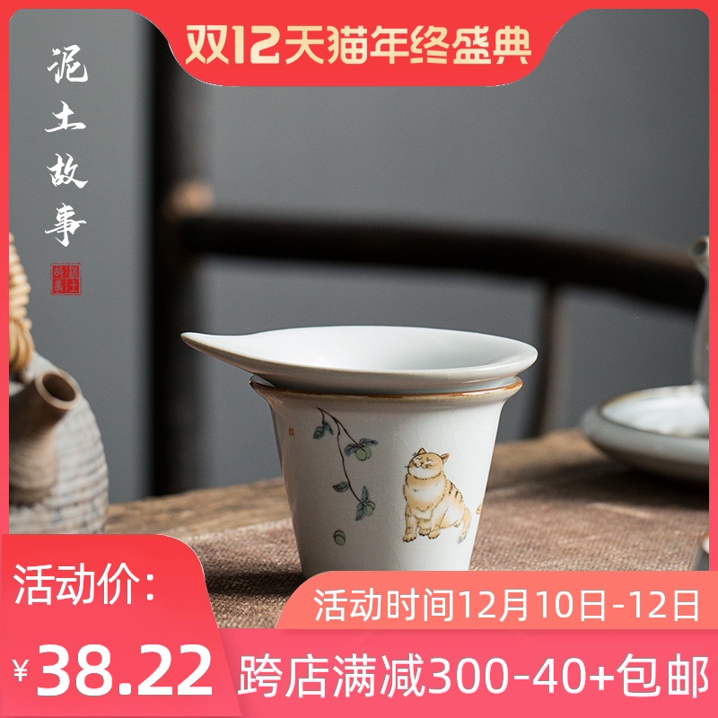 Open your up porcelain pieces can raise hand tea ware kung fu tea set ceramic large tea individual justice, sea glass