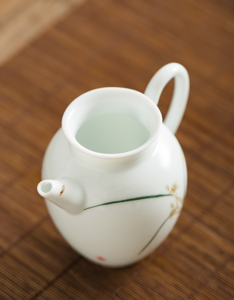 Jingdezhen hand - made sweet white ceramic fair keller kung fu tea tea sea portion evenly cup of tea, tea tea accessories