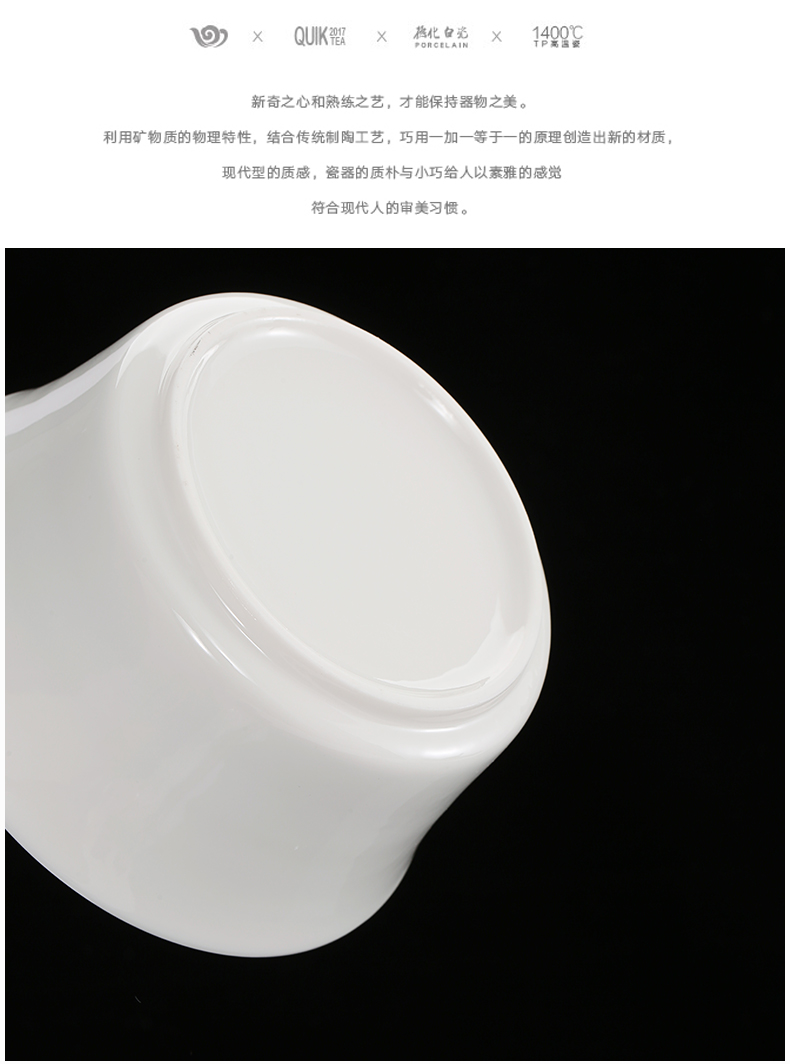Earth story dehua white porcelain large jade tea to wash dishes manual household utensils accessories writing brush washer wash cup vessels
