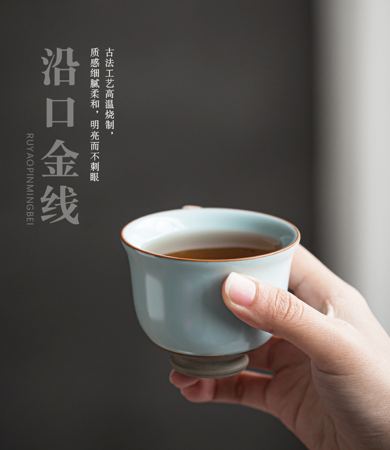 Your up jingdezhen bowl with a single master cup single CPU checking ceramic cups gift boxes to open the slice the porcelain sample tea cup