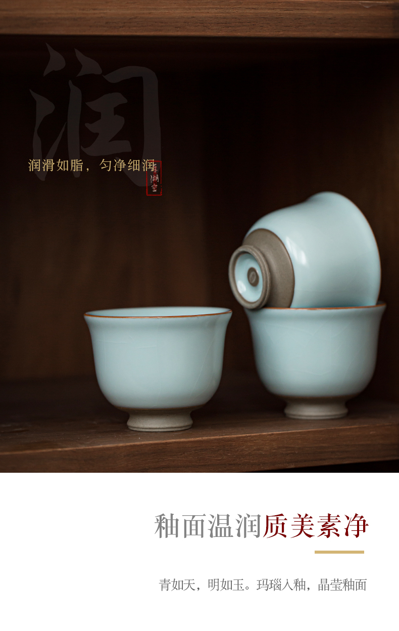 Your up jingdezhen bowl with a single master cup single CPU checking ceramic cups gift boxes to open the slice the porcelain sample tea cup