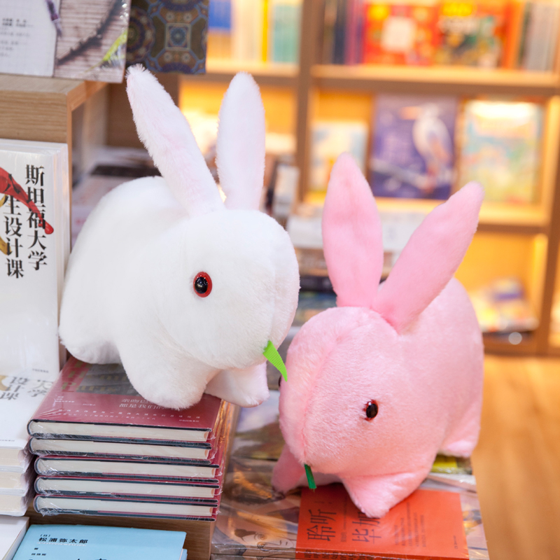 Plush toys Cute lying rabbit doll Jade Rabbit couple Rabbit Rabbit large Children's Day gift girl ragdoll