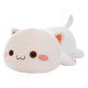 ໝອນແມວນ້ອຍໜ້າຮັກ ສາວຕຸ້ຍ super soft plush toy cat ສີຂາວ ນອນໝອນງາມ