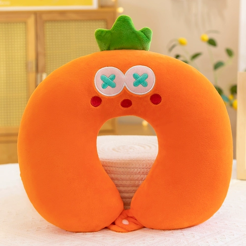 Мультяшная портативная подушка для шеи для сна для автомобиля, с защитой шеи