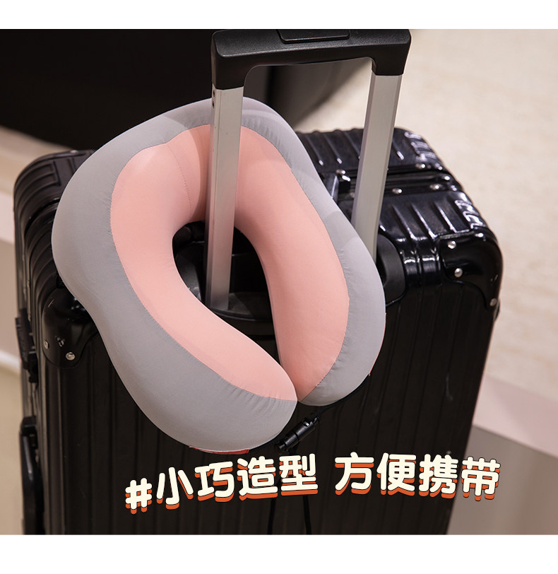 Nap подушка 女生记忆棉u型枕旅行护颈枕飞机睡觉枕头脖子靠枕便携u形枕午睡枕