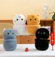 Цветочный горшок Большой лицо кошка