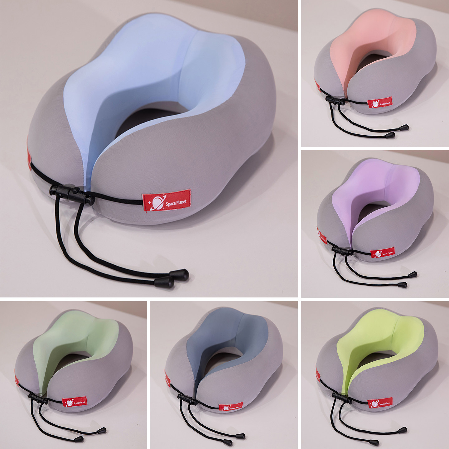 Nap подушка 女生记忆棉u型枕旅行护颈枕飞机睡觉枕头脖子靠枕便携u形枕午睡枕