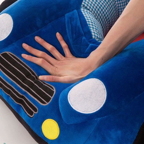 Детская успокаивающая игрушечная машина, диван, плюшевая игрушка, подушка, тряпичная кукла, татами