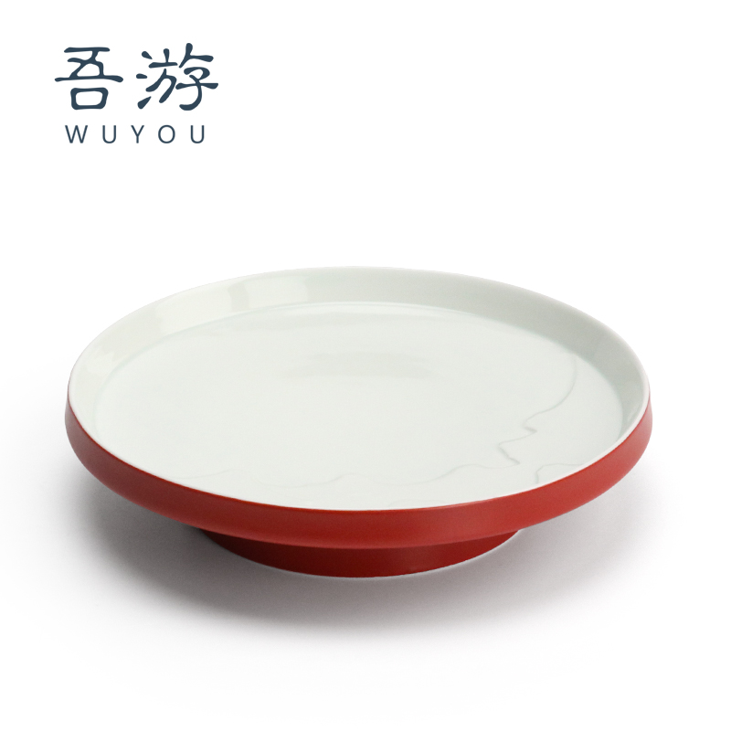 I travel light luxury style fruit plate wedding candy plate living room home coffee table net red festive high-end creative tribute plate