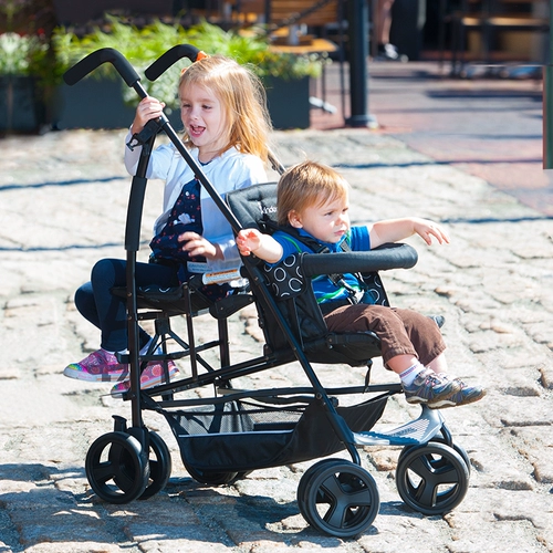 Kinderwagon Детская двойная коляска, тележка для выхода на улицу