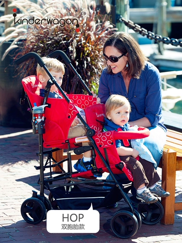 American Kinderwagon Double Croller Double Croller Second Child Artifact Artifact Легкий склад