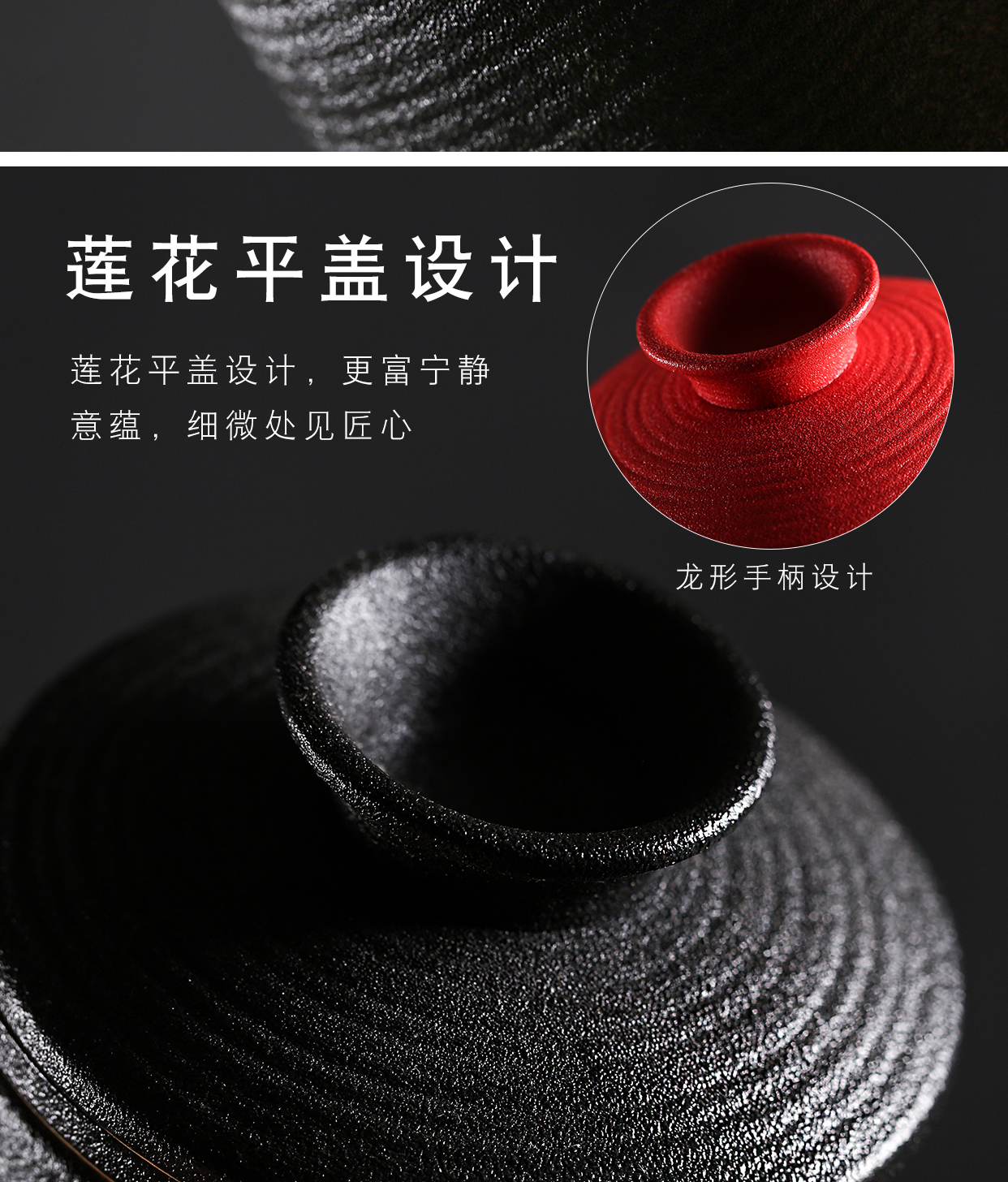 With cover cup of black tea to separate the large capacity office mugs Chinese style household personal filtering cup