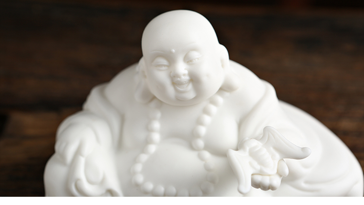 Ceramic creative backflow censer white porcelain tea pet artistic conception that occupy the home viewing zen monk smoked incense buner furnishing articles