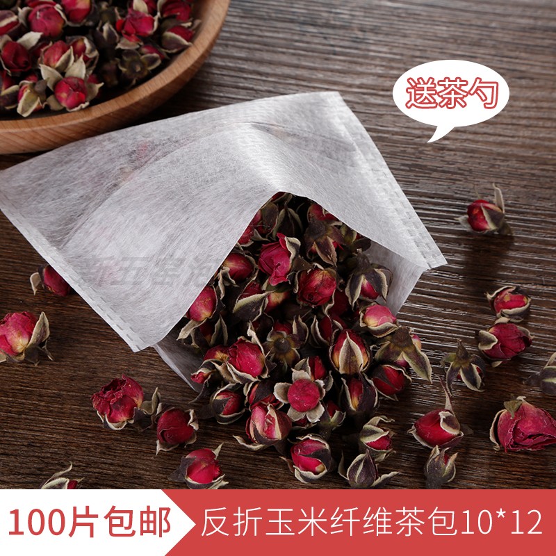 10*12cm large corn fiber reflex tea bag disposable tea bag tea bag filter bag 100 pieces