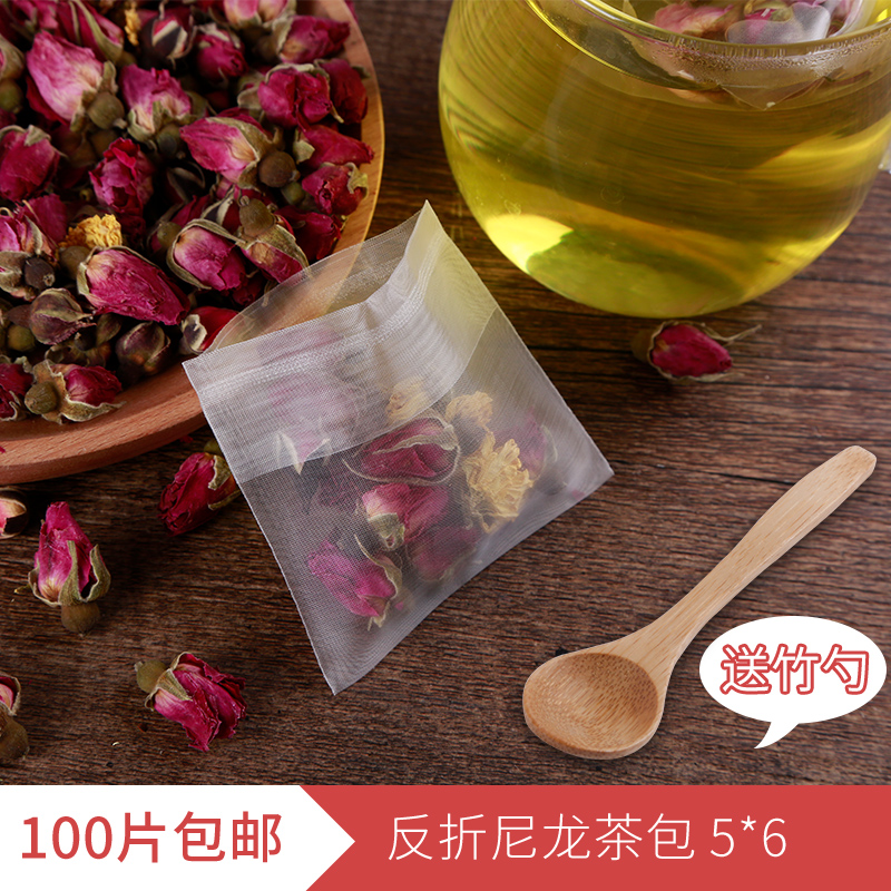 100 Anti-Fold Nylon Tea Bag Small Number Meme Your Type 5 * 6cm Tea Bag Tea Bag Filter Bag Tea Bag