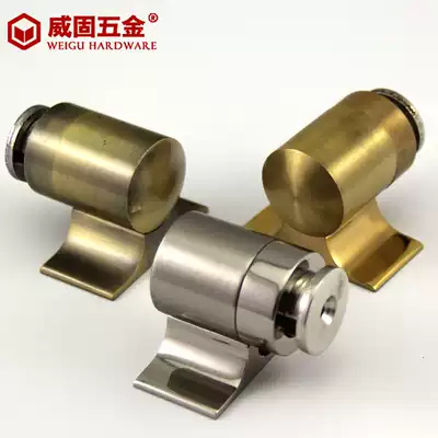 (Weigu) solid pure copper vertical door suction powder room suction retro blue bronze touch