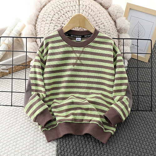 Осенняя утепленная толстовка для мальчиков, детский приятный телу лонгслив для отдыха, подходит для подростков