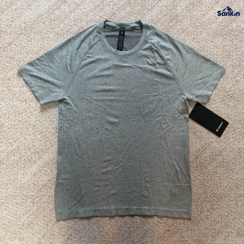 Lululemon Metal Vent Tech Series Solid Color Round Neck Slim Fit Comfortable T-Shirt Short Sleeves